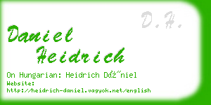 daniel heidrich business card